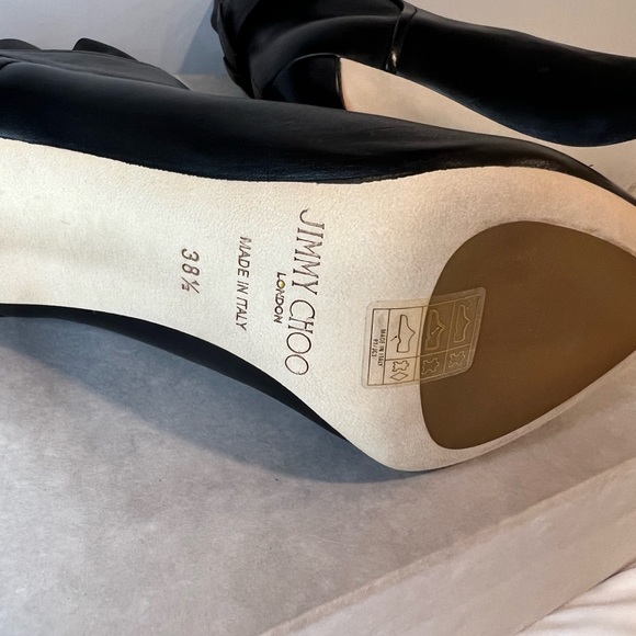 JIMMY CHOO Major soft calf Ankle Boot-Black (size 38.5) - Picture 4 of 4